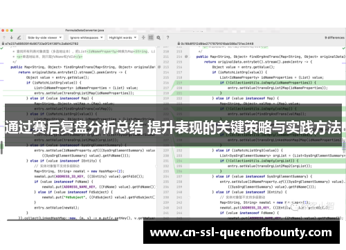 通过赛后复盘分析总结 提升表现的关键策略与实践方法
