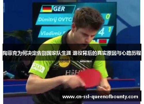 陶菲克为何决定告别国家队生涯 退役背后的真实原因与心路历程