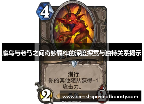 魔鸟与老马之间奇妙羁绊的深度探索与独特关系揭示